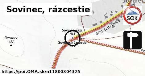 Sovinec, rázcestie