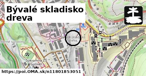 Bývalé skladisko dreva