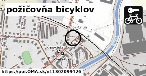 požičovňa bicyklov