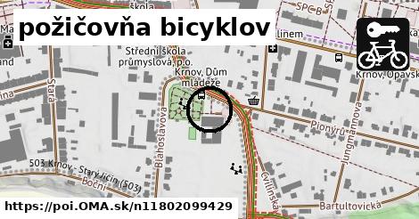 požičovňa bicyklov