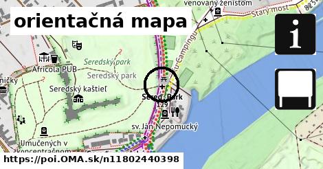 orientačná mapa