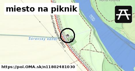 miesto na piknik