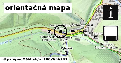 orientačná mapa