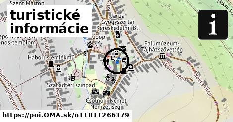 turistické informácie