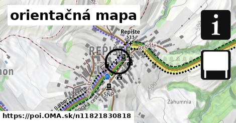 orientačná mapa