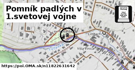 Pomník padlých v 1.svetovej vojne