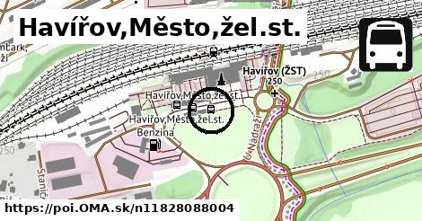 Havířov,Město,žel.st.