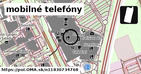 mobilné telefóny