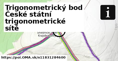 Trigonometrický bod České státní trigonometrické sítě