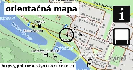 orientačná mapa