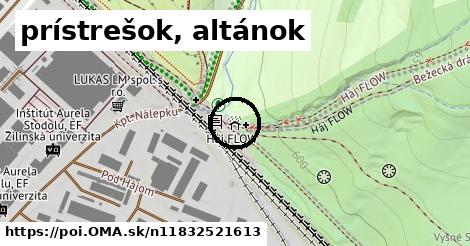 prístrešok, altánok