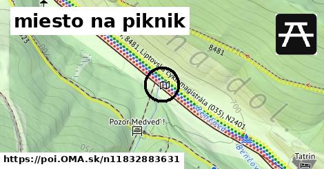 miesto na piknik