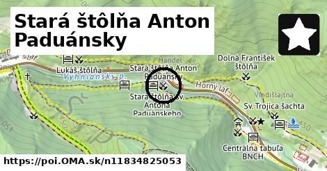 Stará štôlňa Anton Paduánsky