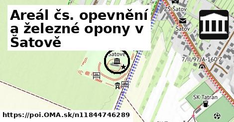 Areál čs. opevnění a železné opony v Šatově