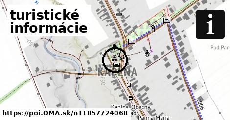 turistické informácie