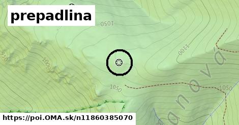 prepadlina