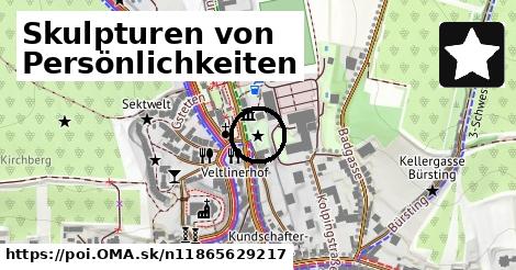 Skulpturen von Persönlichkeiten