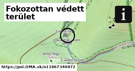 Fokozottan védett terület