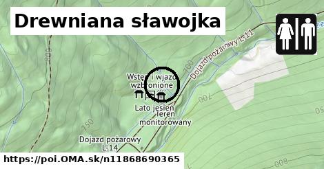 Drewniana sławojka