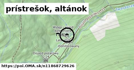 prístrešok, altánok