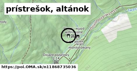 prístrešok, altánok