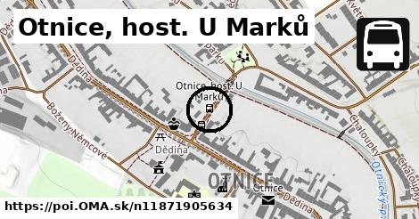 Otnice, host. U Marků