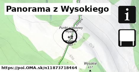 Panorama z Wysokiego