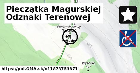 Pieczątka Magurskiej Odznaki Terenowej