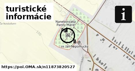 turistické informácie