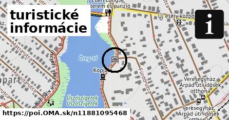 turistické informácie