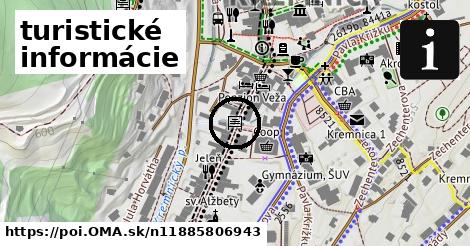 turistické informácie