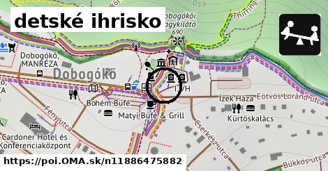 detské ihrisko