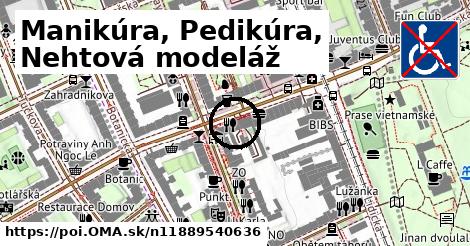 Manikúra, Pedikúra, Nehtová modeláž