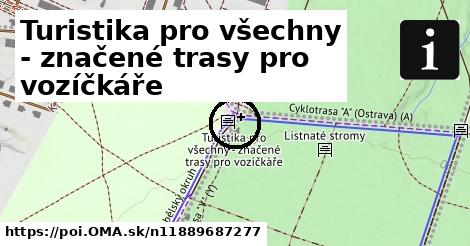 Turistika pro všechny - značené trasy pro vozíčkáře