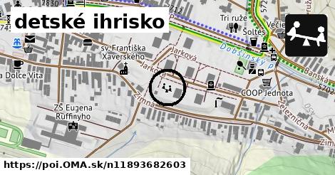 detské ihrisko