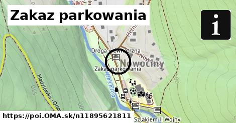 Zakaz parkowania