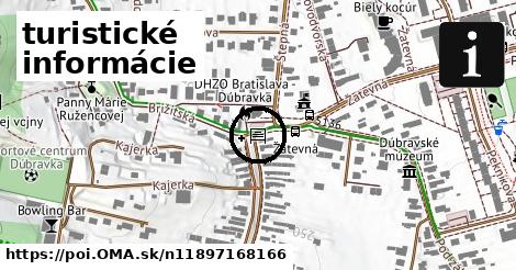 turistické informácie