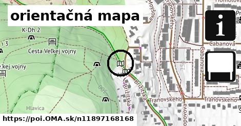 orientačná mapa