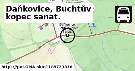 Daňkovice, Buchtův kopec sanat.