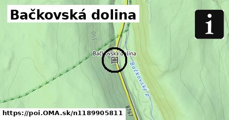 Bačkovská dolina