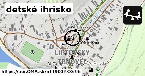 detské ihrisko