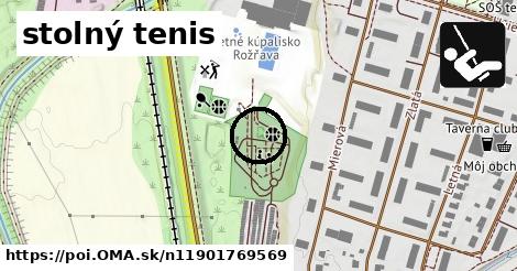 stolný tenis