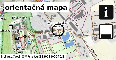 orientačná mapa