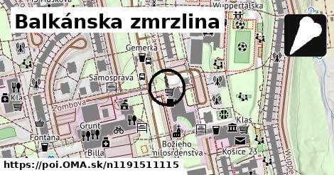 Balkánska zmrzlina