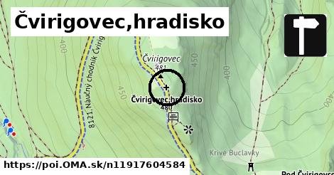 Čvirigovec,hradisko