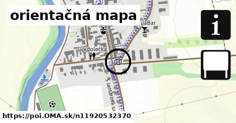 orientačná mapa