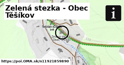 Zelená stezka - Obec Těšíkov