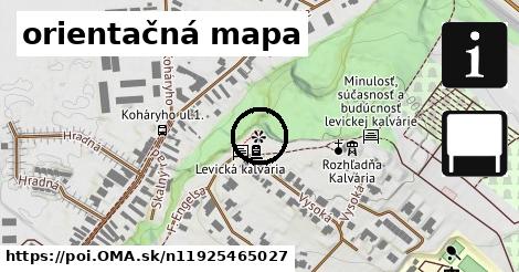 orientačná mapa