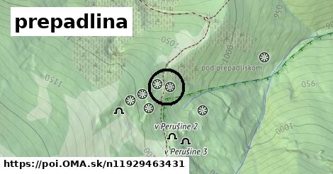 prepadlina