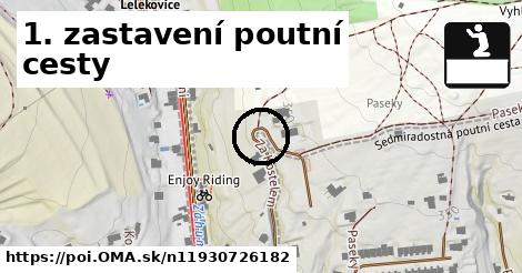 1. zastavení poutní cesty